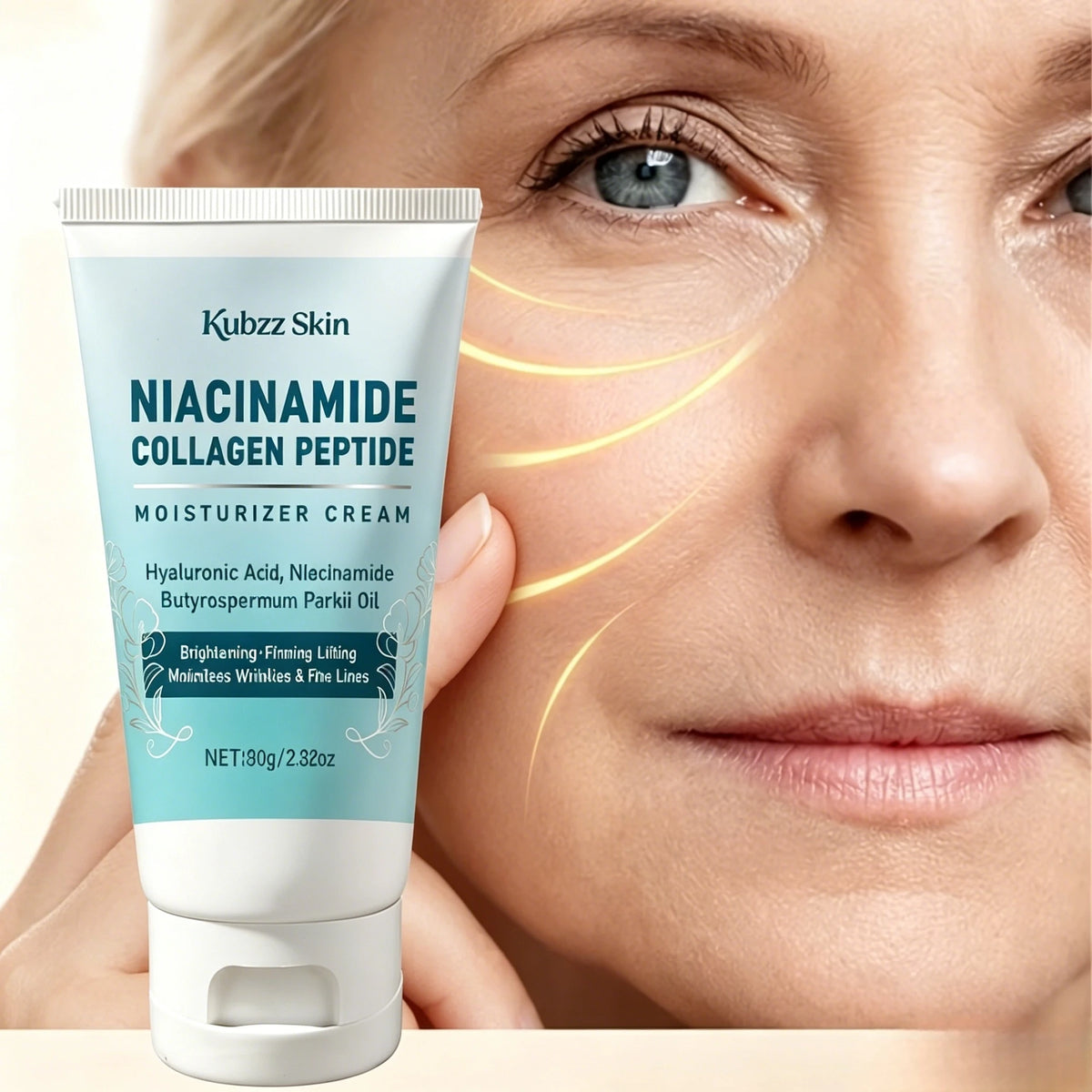 YCHZ Niacinamide Moisturizing Cream 80g – Hyaluronic Acid & Ceramide