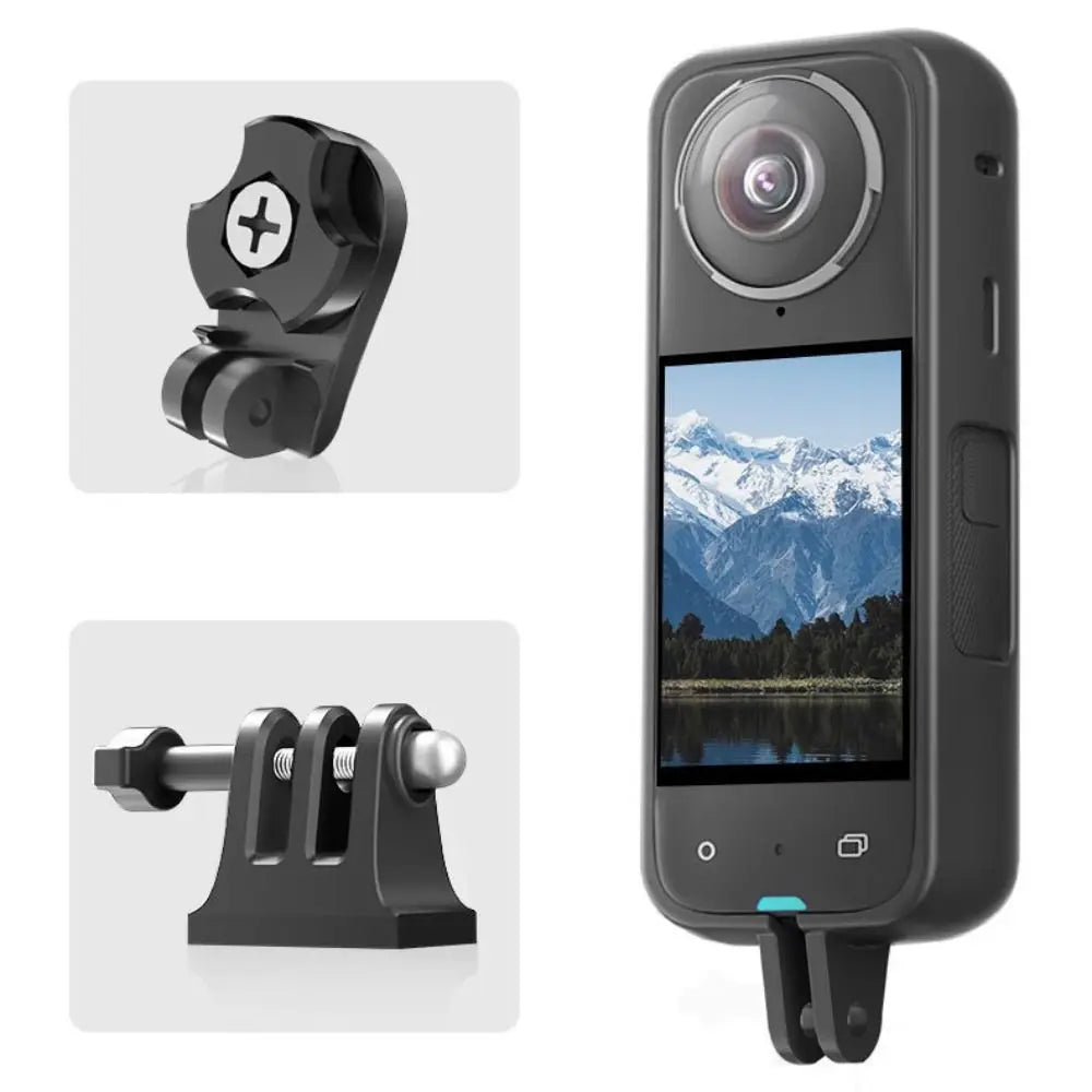 PC Frame Cage for Insta360 X4 & X5 | 1/4 Screw Mount