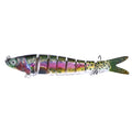 8-Segment Jointed Swimbait Sinking Wobbler – 13.7cm 27g Bass Lure