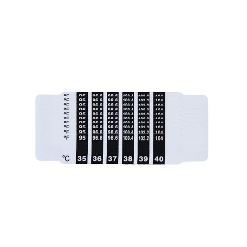 Reusable LCD Forehead Temperature Strip 10/20Pcs – Baby Kids