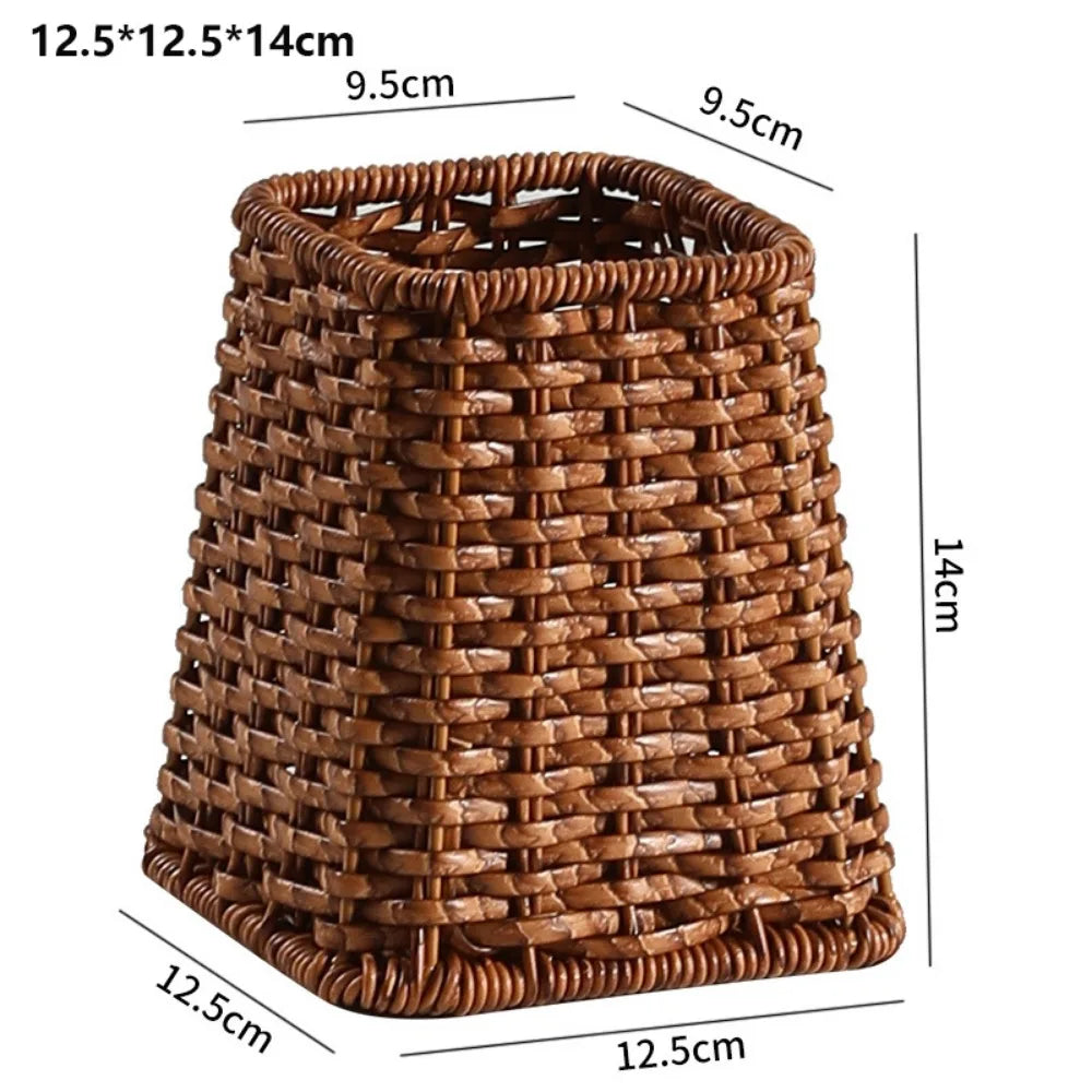 Woven Rattan-Style Basket – Bread, Fruit & Storage | 12 Styles