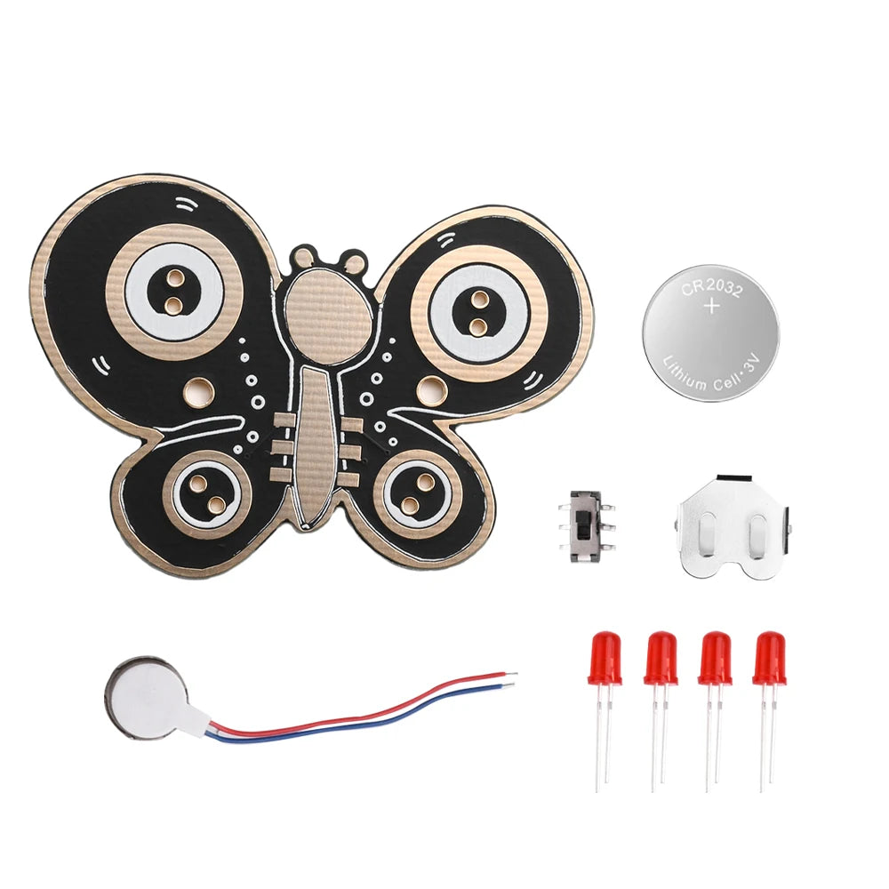 Ladybug Soldering DIY Kit – LED Light & Motor Module
