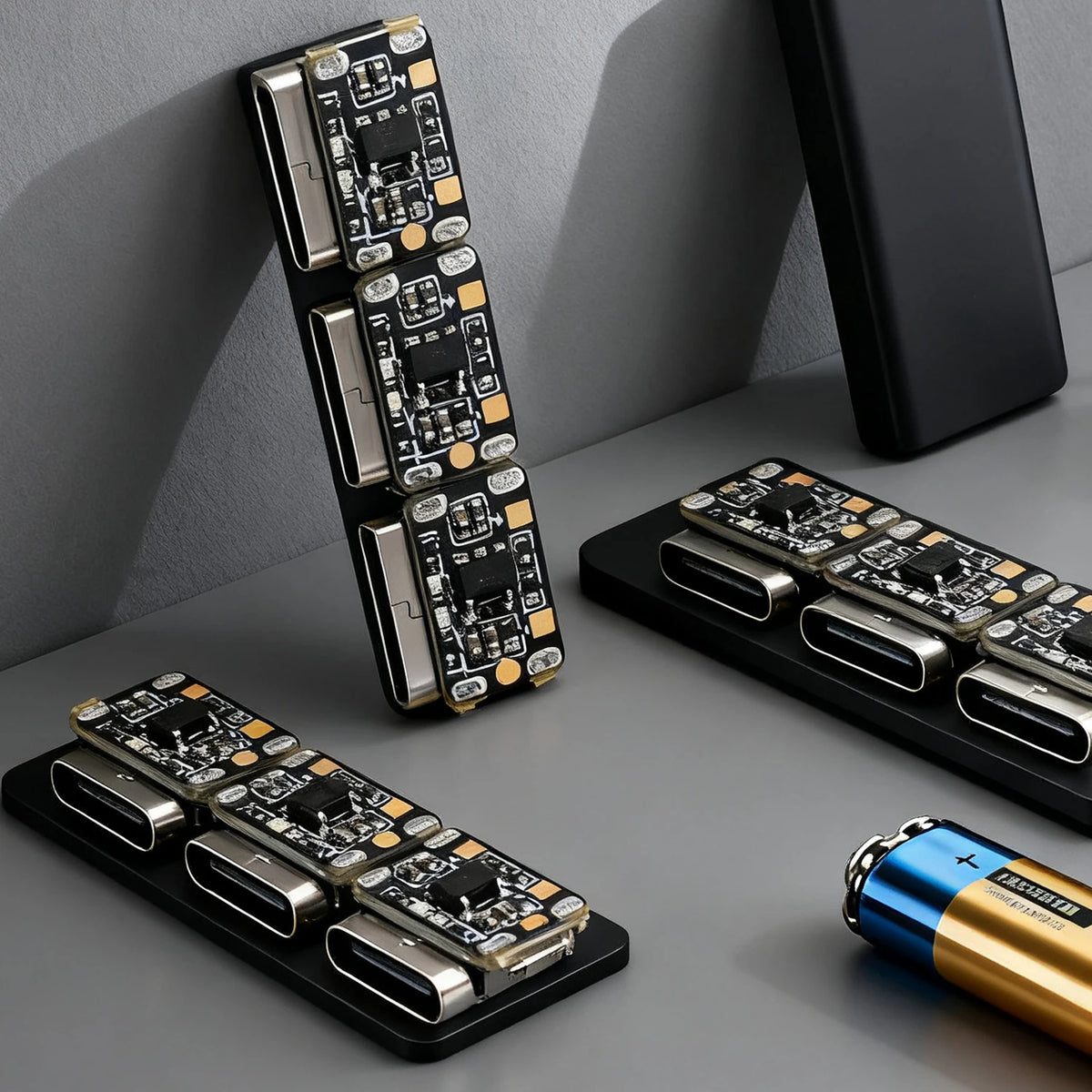 USB-C 18650 Li-ion Battery Charging Board with Protection