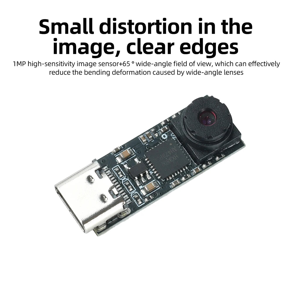 Gaqqee USB-C Camera Module ESP32-S3 | 720P 1MP 65° Wide-Angle