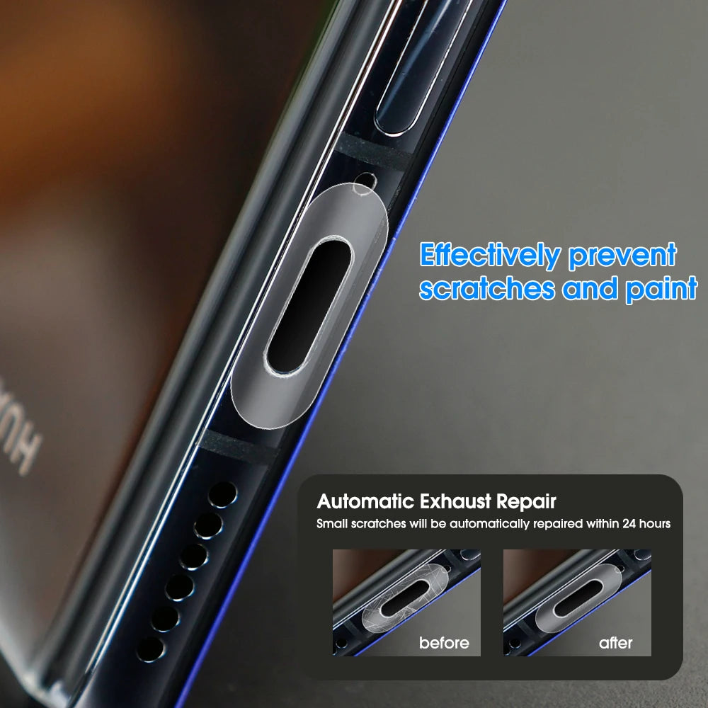 10-Pack Charging Port Protective Film – iOS, Type-C, Micro USB