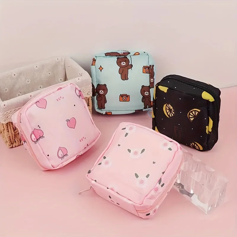 Large Zippered Canvas Storage Bag – Travel & Makeup Organizer