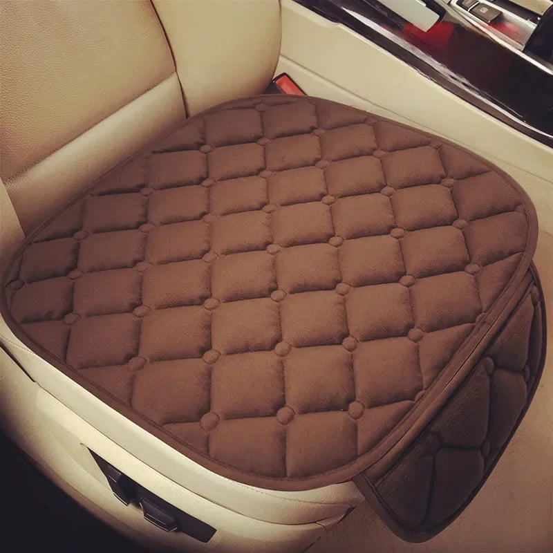 Universal Plush Car Seat Covers – Warm Winter Cushion Protector