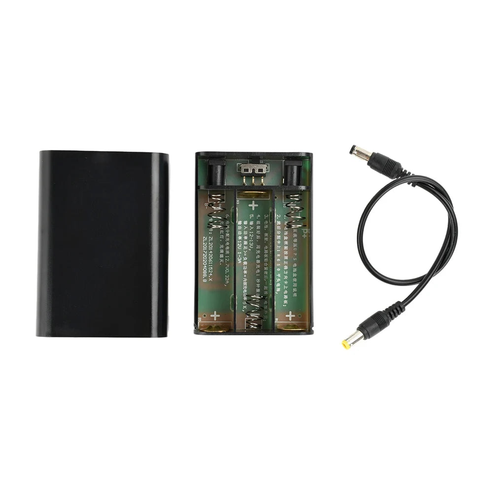 3×18650 UPS Enclosure DC 12V – Router & Modem Backup Power