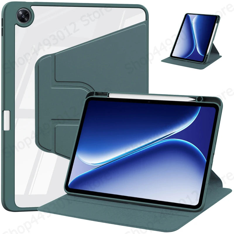 OnePlus Pad Go 2 Case 2025 – 360° Stand & Pencil Holder