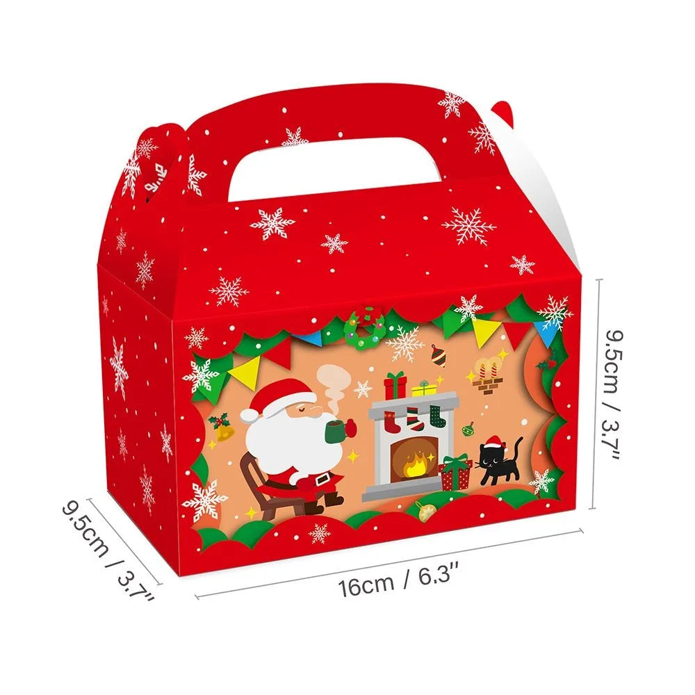 12-Pack Christmas Gift Boxes – Festive Cardboard Packaging