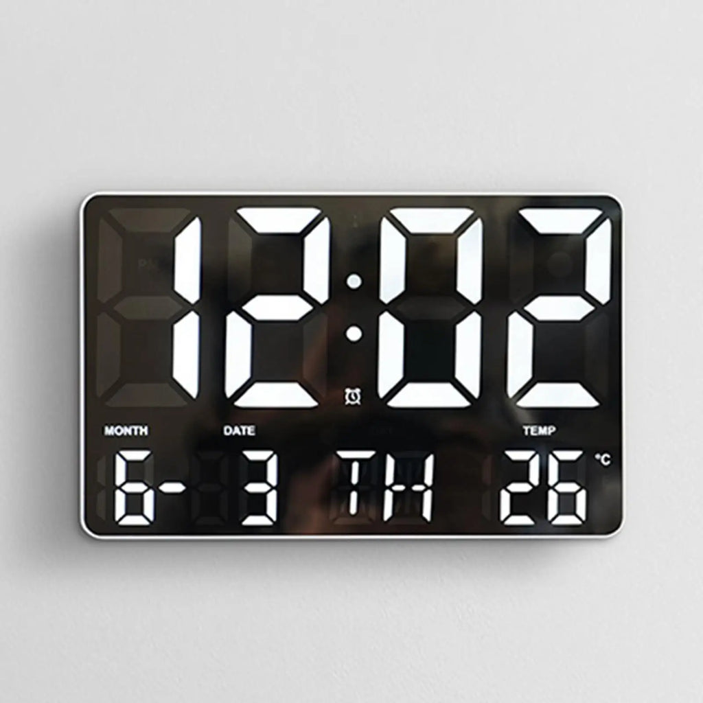 Digital LED Alarm Clock with Remote, Temperature & Calendar