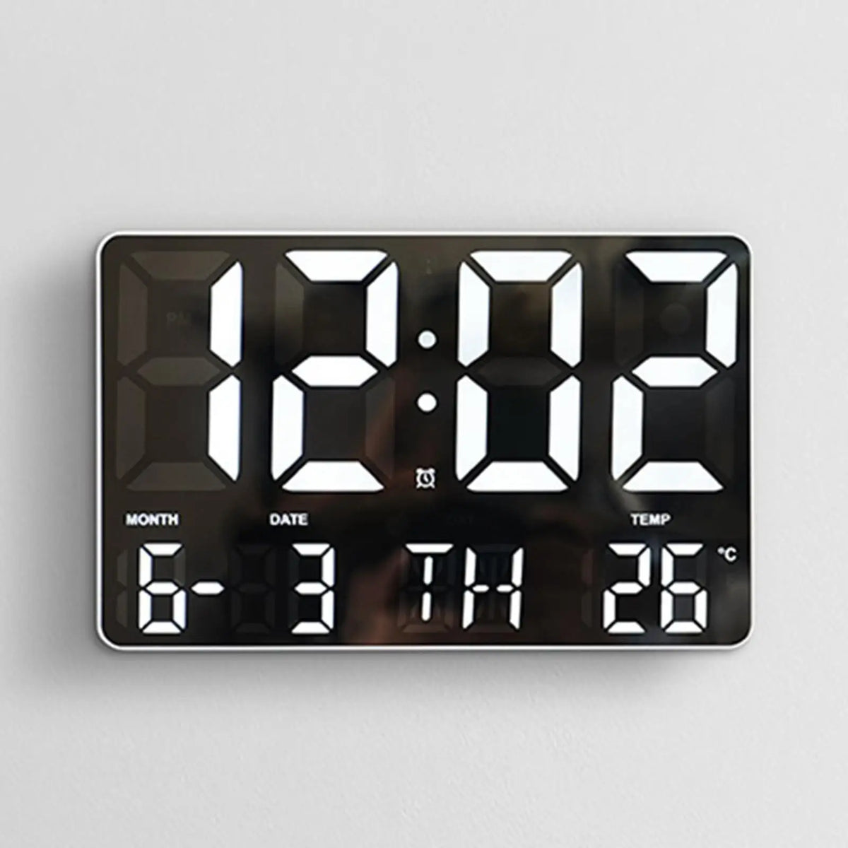 Digital LED Alarm Clock with Remote, Temperature & Calendar