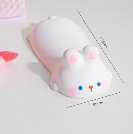 Kawaii Squishy Wrist Rest – Ergonomic Mouse Pad Support