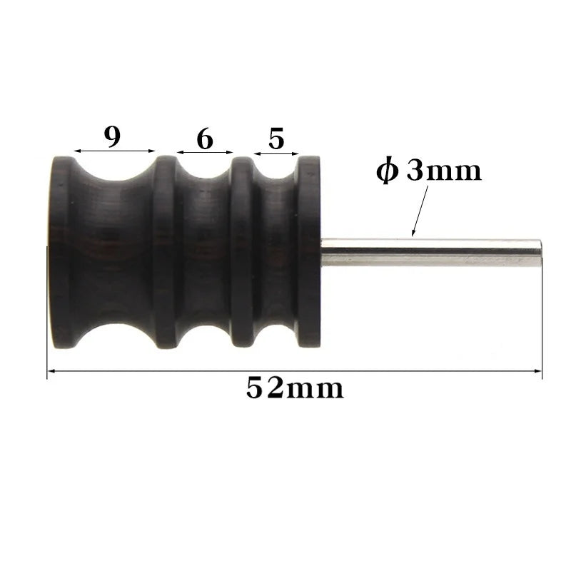 Sandalwood Leather Edge Burnisher – Electric Polishing Bit