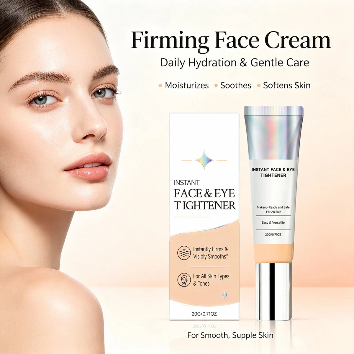 Firming Face Cream – Smoothing, Tightening & Moisturizing