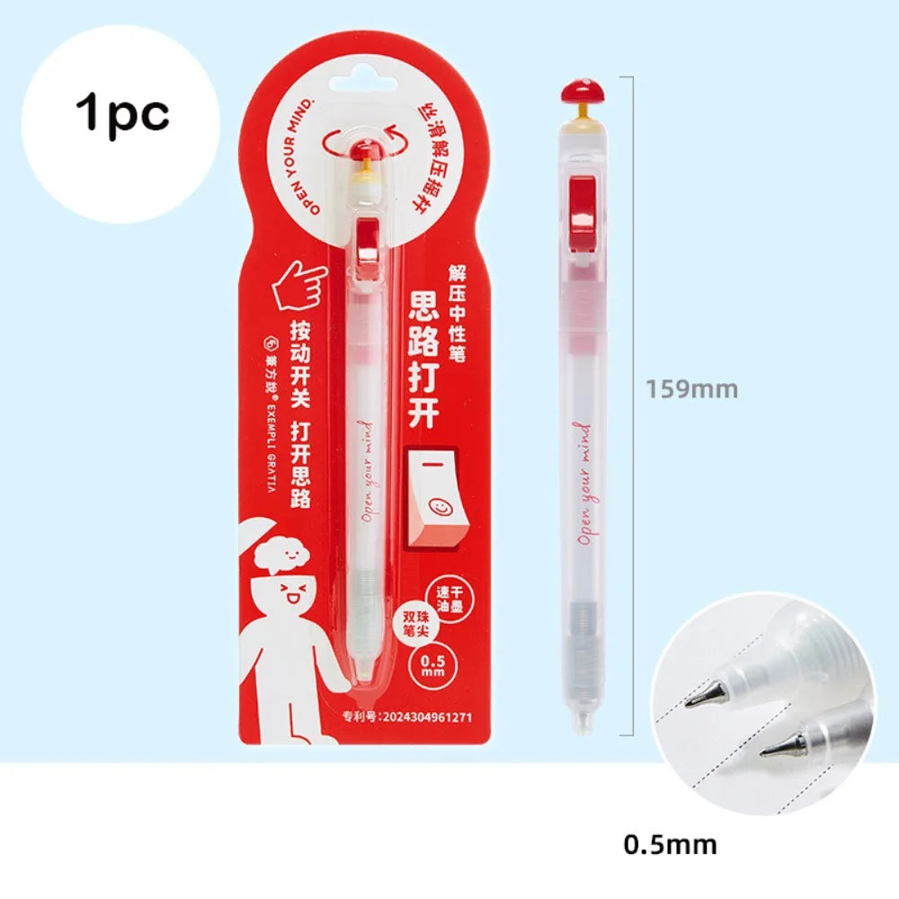 0.5mm Clicker Gel Pen – Smooth Writing Fidget Switch Pen