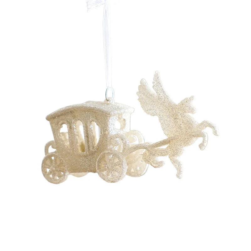 White Snowman Christmas Bell Ornament – Holiday Tree Decor