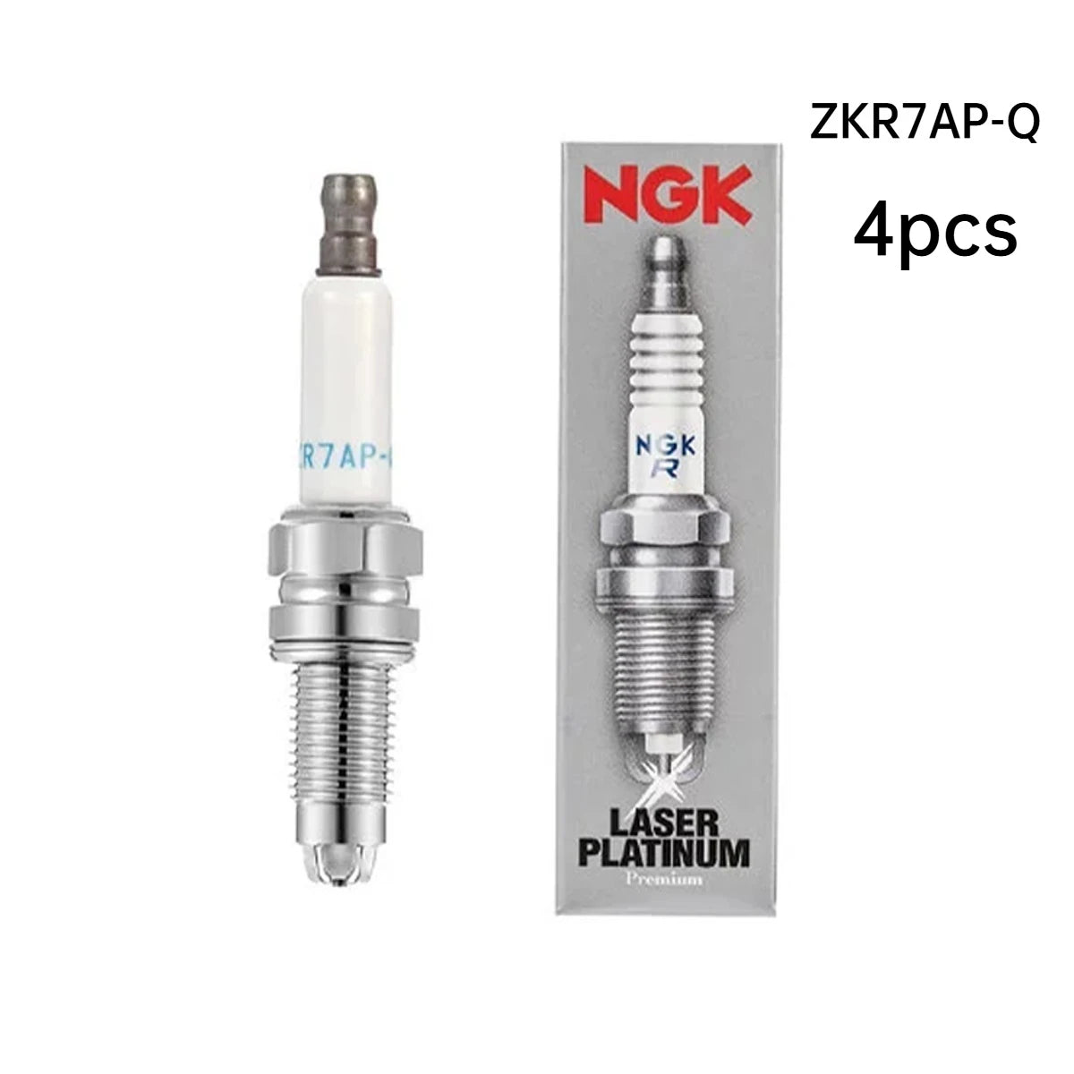 NGK ZKR7AP-Q Platinum Spark Plug – Audi A8L & Touareg