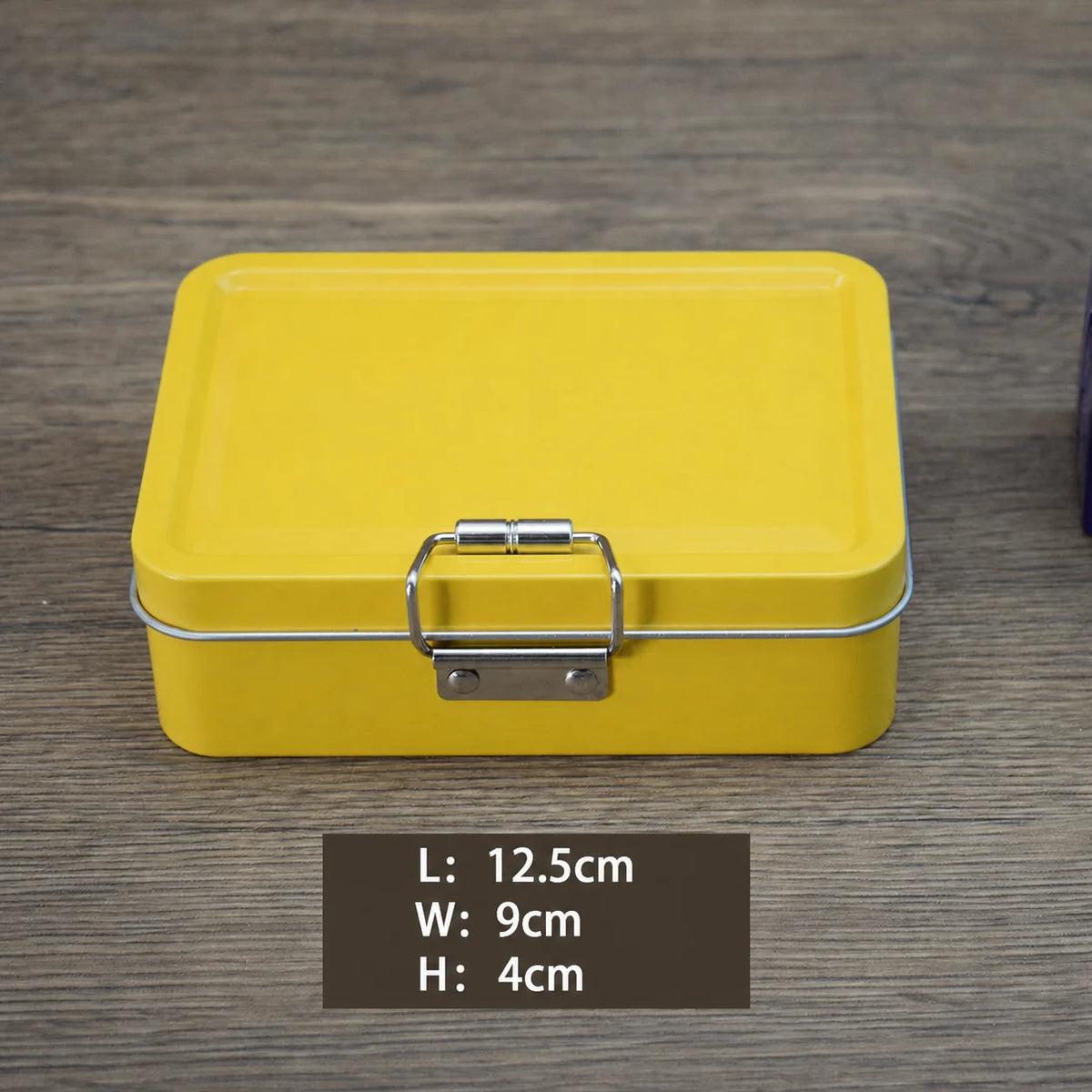 Tinplate Flip-Top Metal Storage Box | Craft & Fishing Organizer