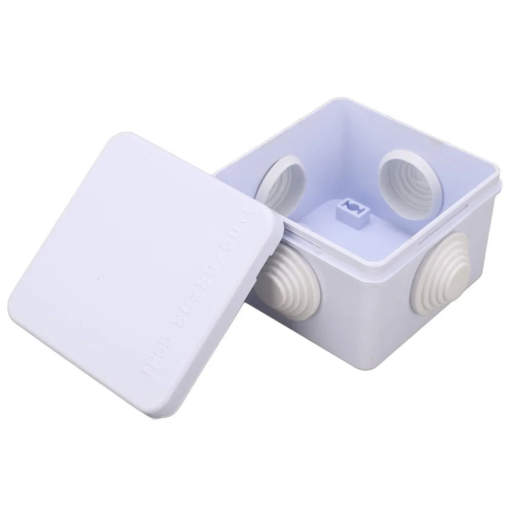 5-Pack IP55 Waterproof Junction Box – ABS Cable Wire Enclosure