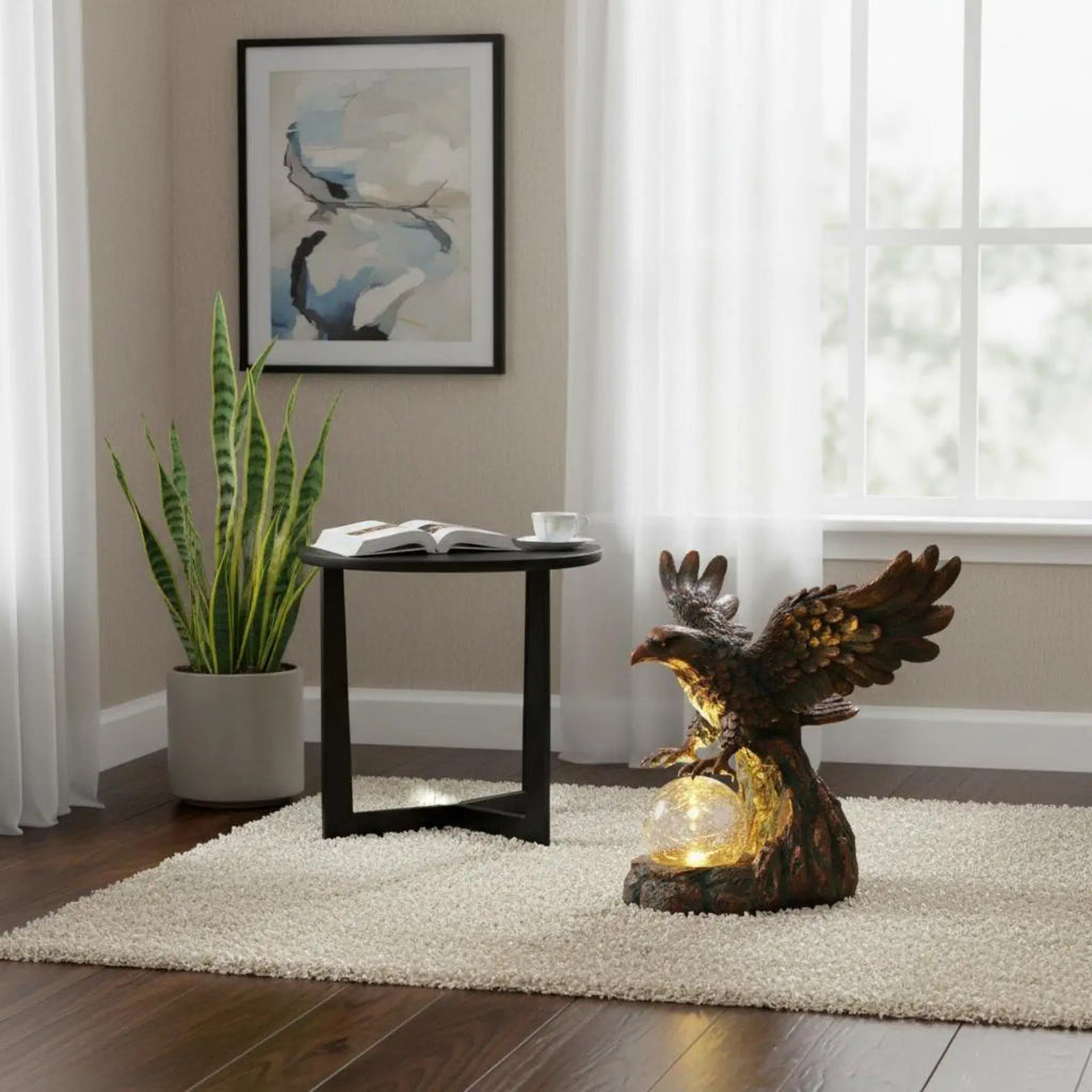 Solar Garden Statue Light – Auto On/Off Waterproof Figurine Lamp