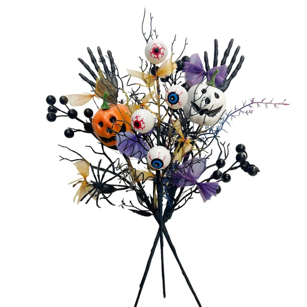 Spooky Halloween Decorative Flower Pick – Wreath & Tabletop