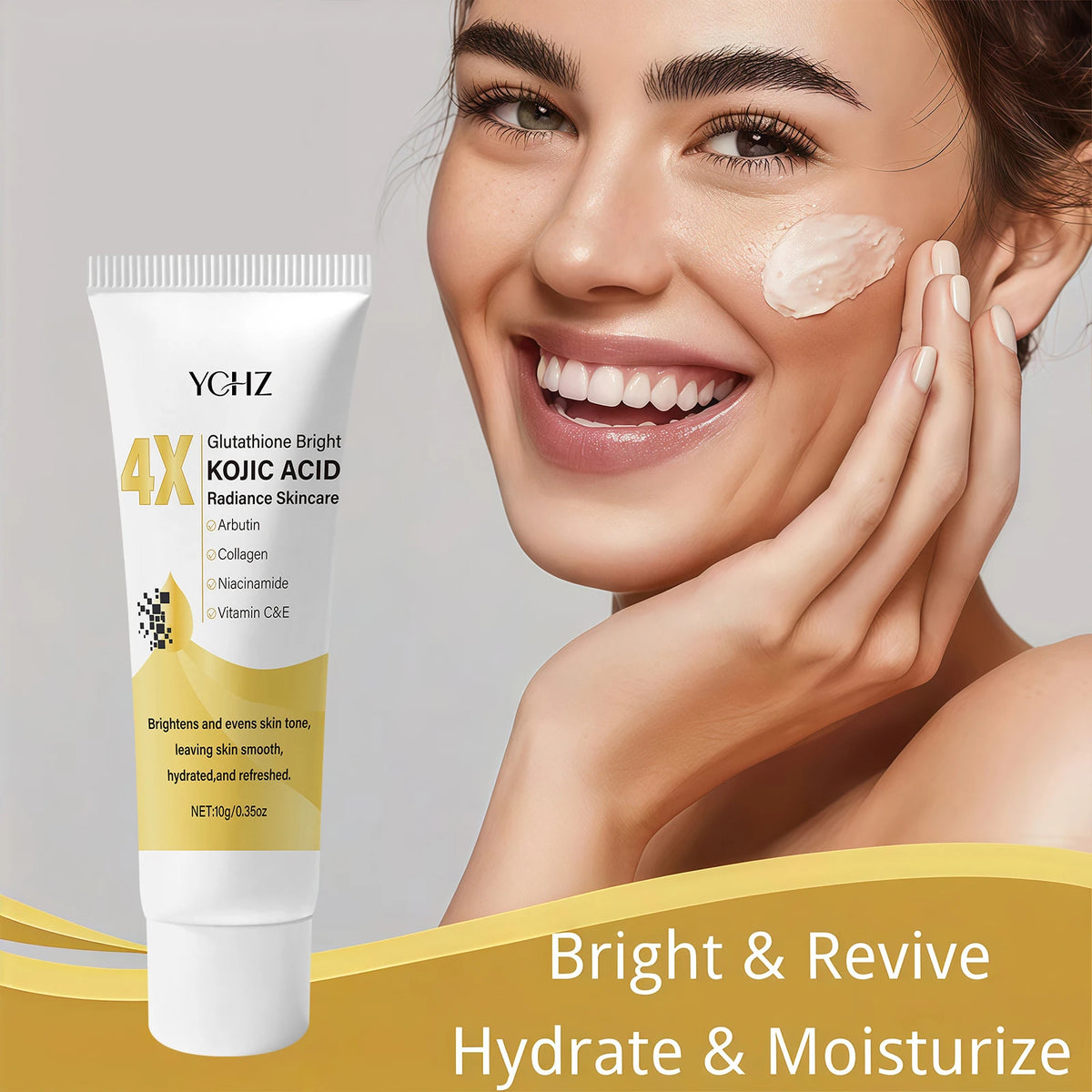 YCHZ Kojic Acid Face Cream – Dark Spot & Skin Tone Cream