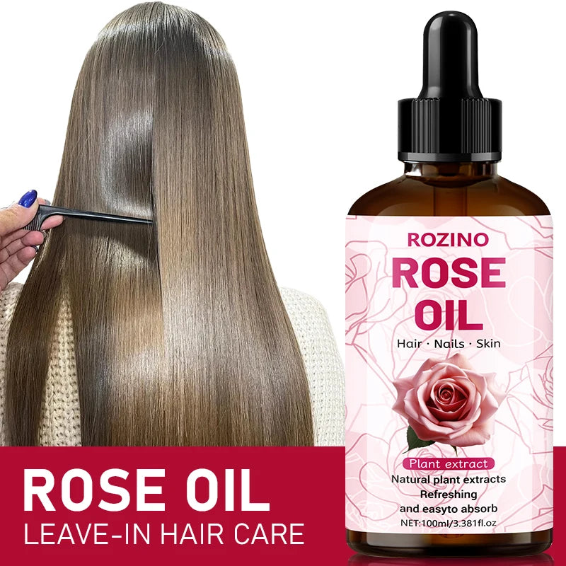 ROZINO Rose Carrier Oil 3.38 oz – Skin, Hair, Nail & Body Care