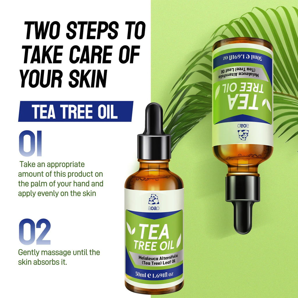 Natural Tea Tree Body Oil – Alcohol-Free Moisturizing Skin Oil