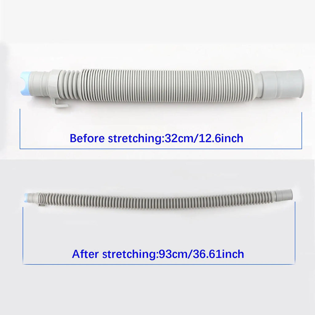 Telescopic Washing Machine Drain Hose – Universal PVC 32–93cm