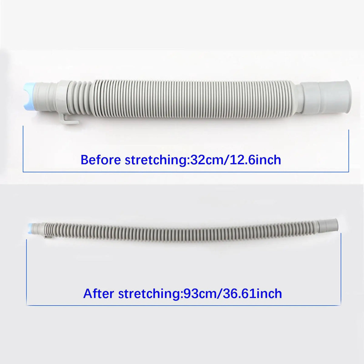 Telescopic Washing Machine Drain Hose – Universal PVC 32–93cm