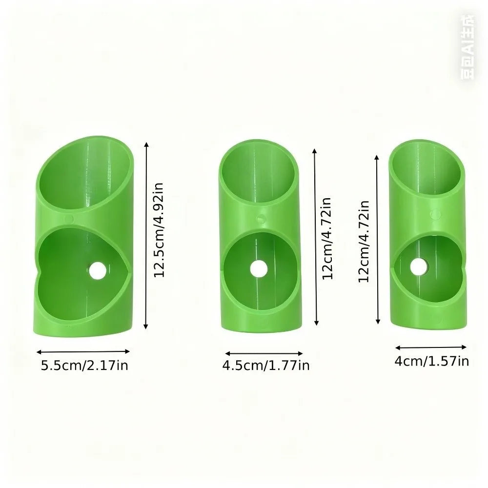 3-Piece Foam Pipe Insulation Cutting Fixture Set | Plastic Tool