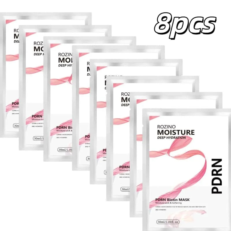 ROZINO PDRN Biotin Hydrating Face Mask – Moisturizing & Firming