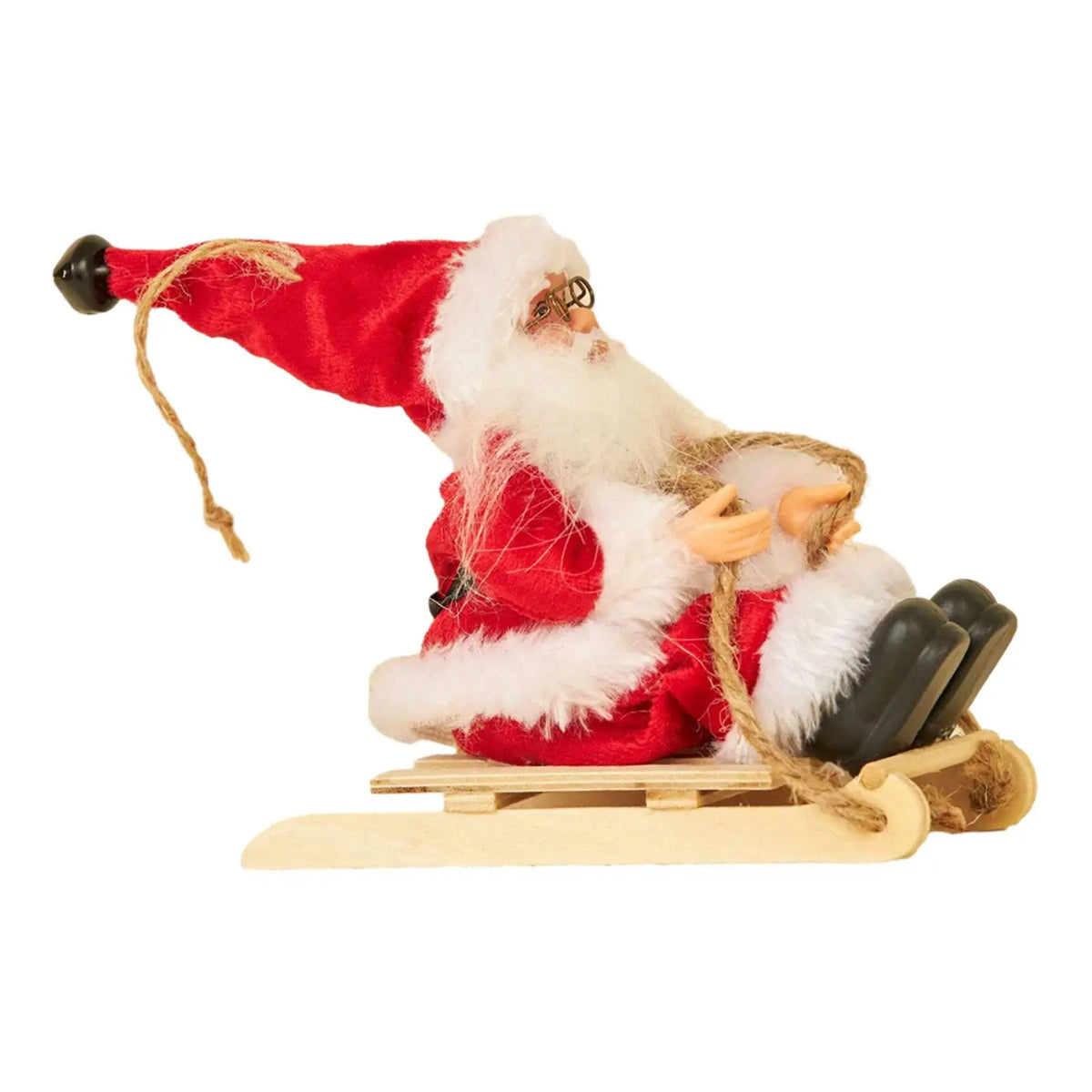 Santa Claus Sledge Figurine | Christmas Table & Mantel Décor