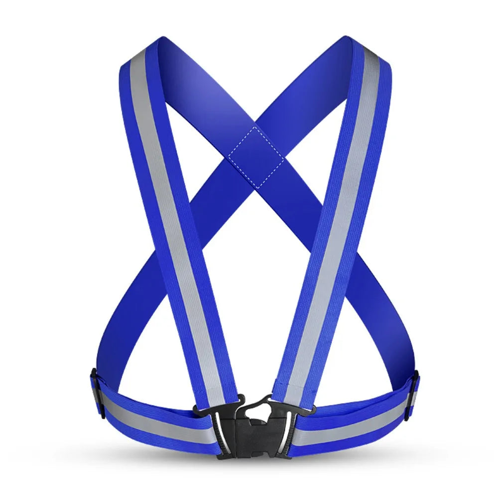 High Visibility Reflective Safety Vest Straps – Multicolor