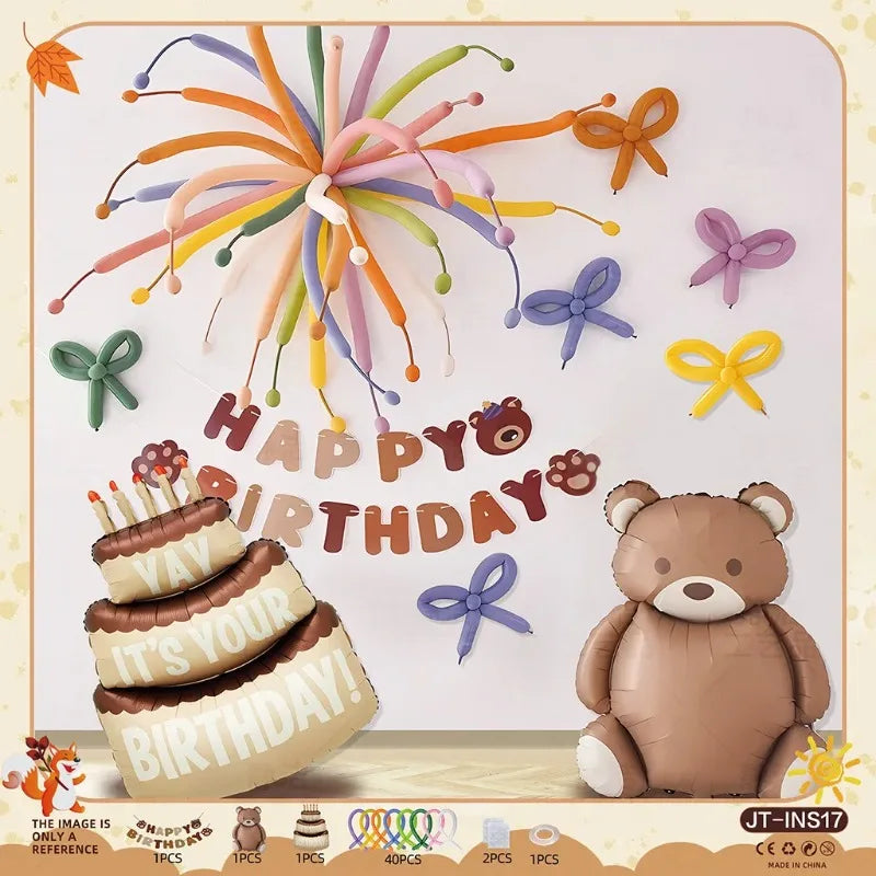 Kids Birthday Balloon Decoration Set – Boys & Girls Party