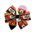 12-Pack Colorful Bow Barrettes for Girls – Non-Slip Hair Clips