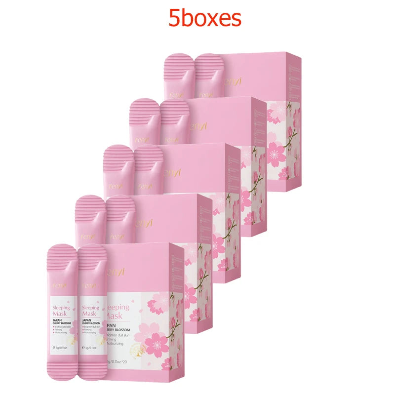 LAIKOU Sakura Sleeping Mask 100pcs – Hydrating Night Cream