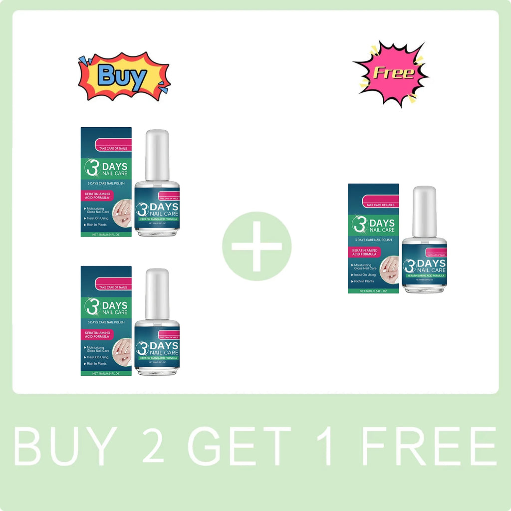 3-Day Nail Care Polish – Keratin & Amino Acid Treatment
