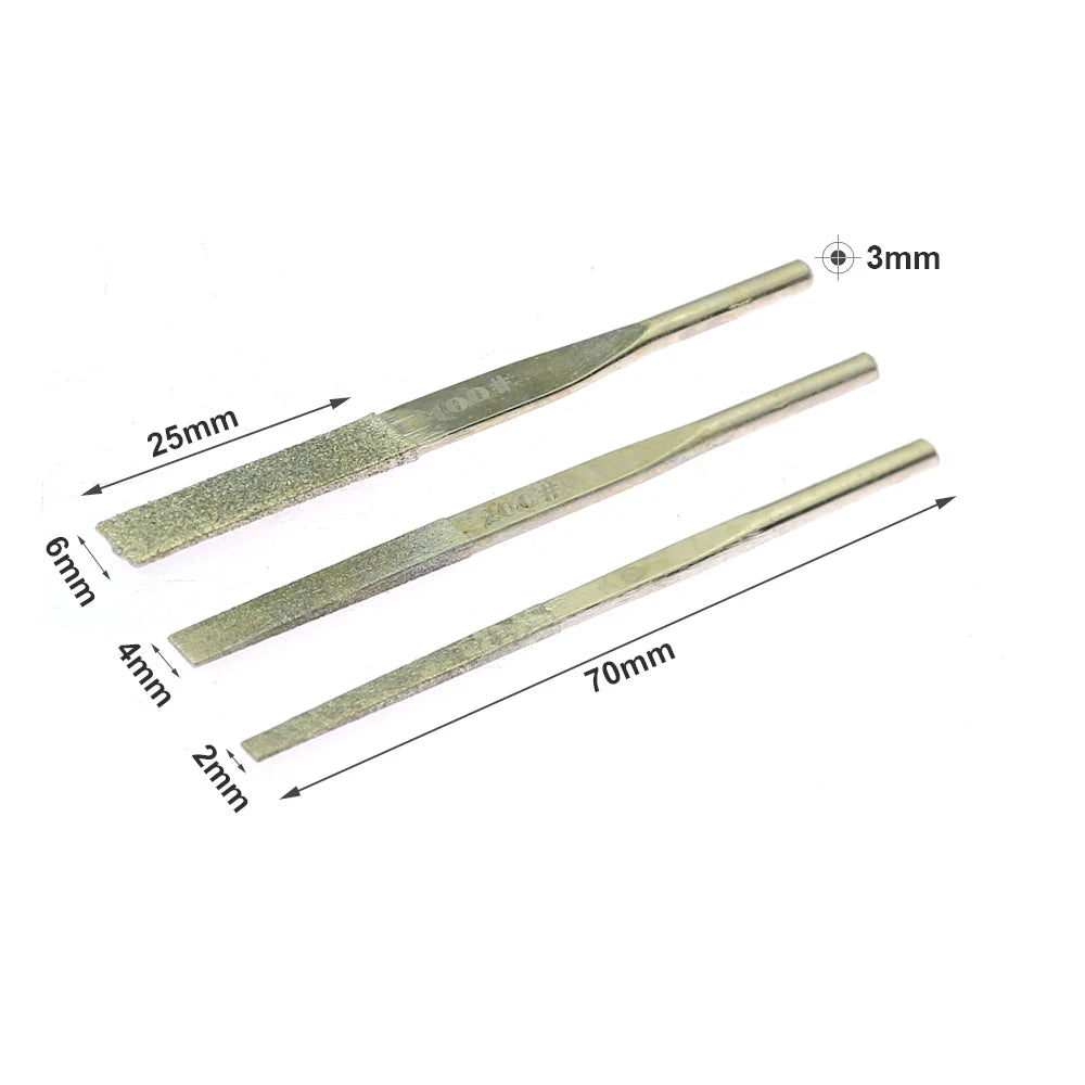 12-Piece Diamond Taper Machine Files for Reciprocating Handpiece