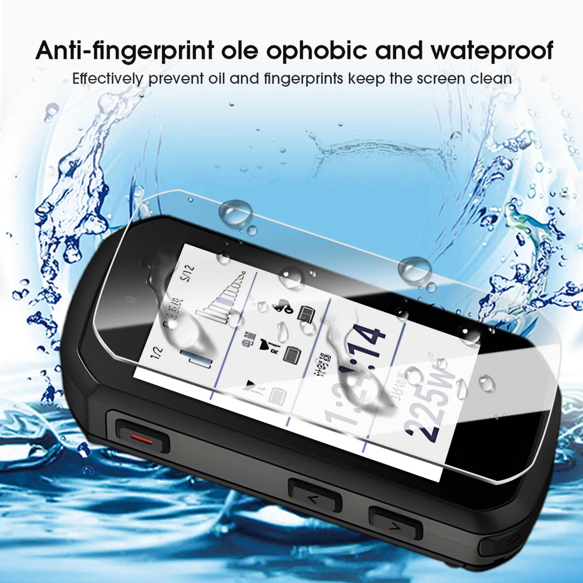 9H Tempered Glass Screen Protector – Garmin Edge 550 & 850