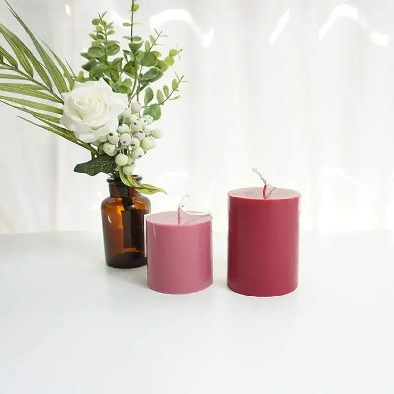 DIY Cylindrical Candle Mold – Acrylic Flat Top Pillar Mold