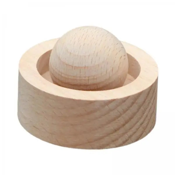 5-Pack Wooden Round Ball Essential Oil Car Diffuser Set