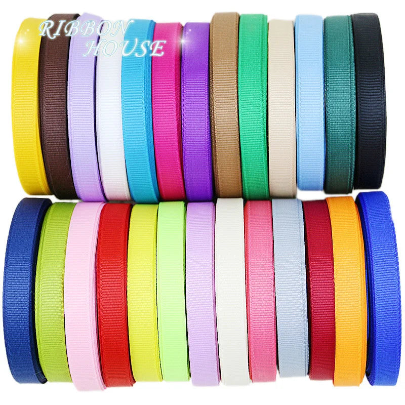 10M Grosgrain Ribbon – Gift Wrap, Bows & Crafts | 7 Widths