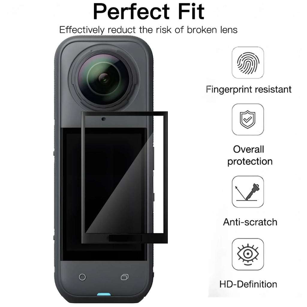 PMMA Screen Protector for Insta360 X5 – Full Coverage Film