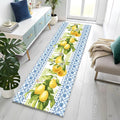 Monstera Leaf Non-Slip Kitchen Runner Rug | Tropical Doormat