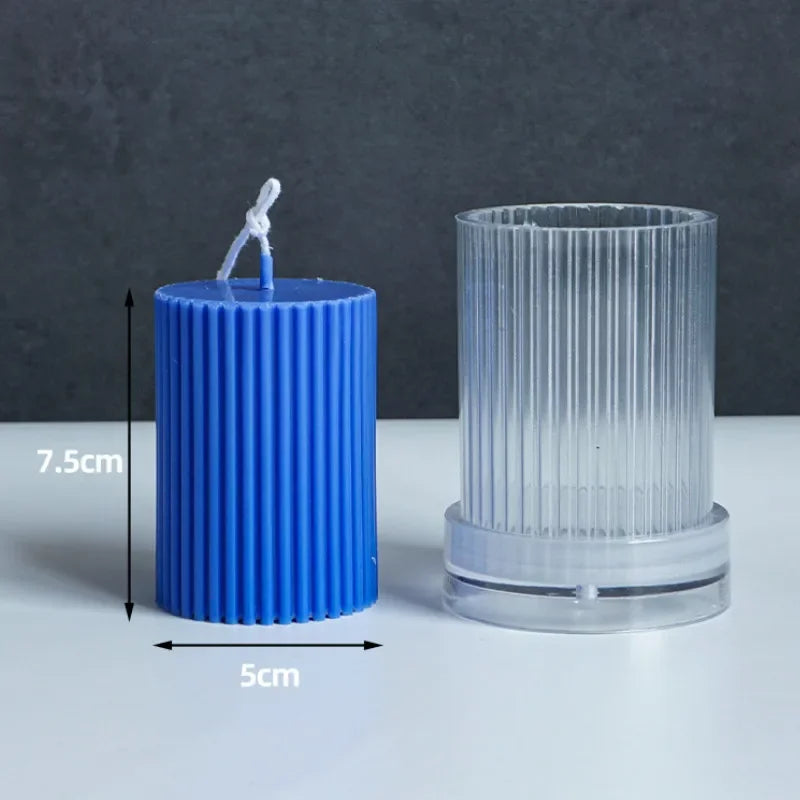 DIY Plastic Candle Molds – Cylinder, Round & Irregular Shapes