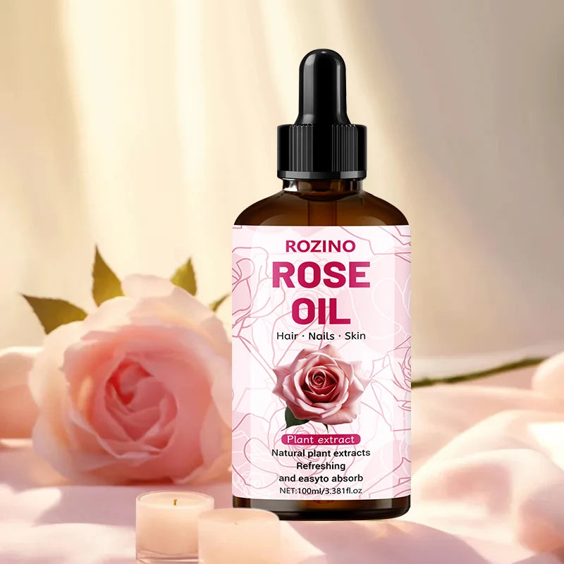 ROZINO Rose Carrier Oil 3.38 oz – Skin, Hair, Nail & Body Care