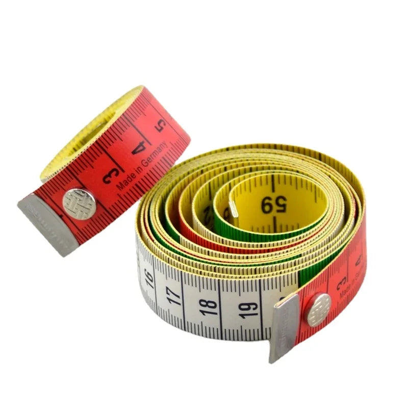 1.5M Soft Body Measuring Tape with Snap Fasteners – Sewing