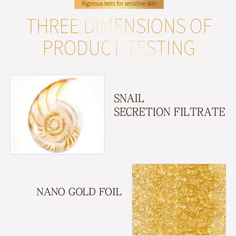 LAIKOU 24K Gold Snail Collagen Peel-Off Face Mask 50g